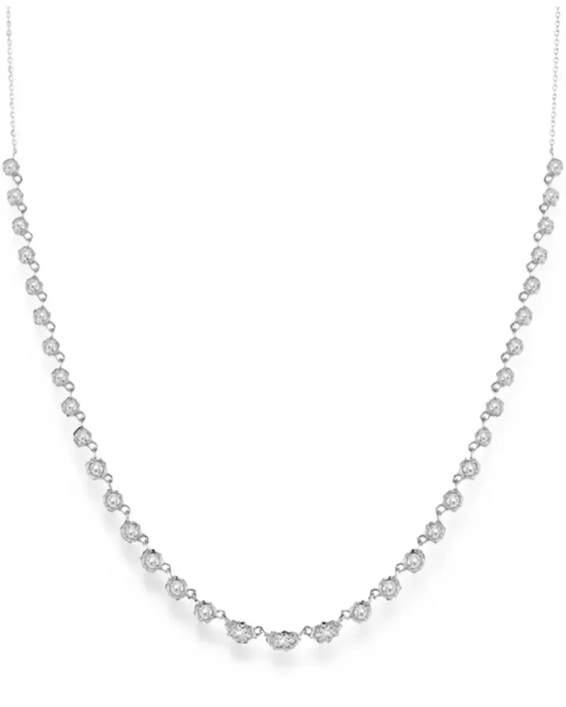 Jade Trau Maverick Halskette mit Diamant - Silber Silber