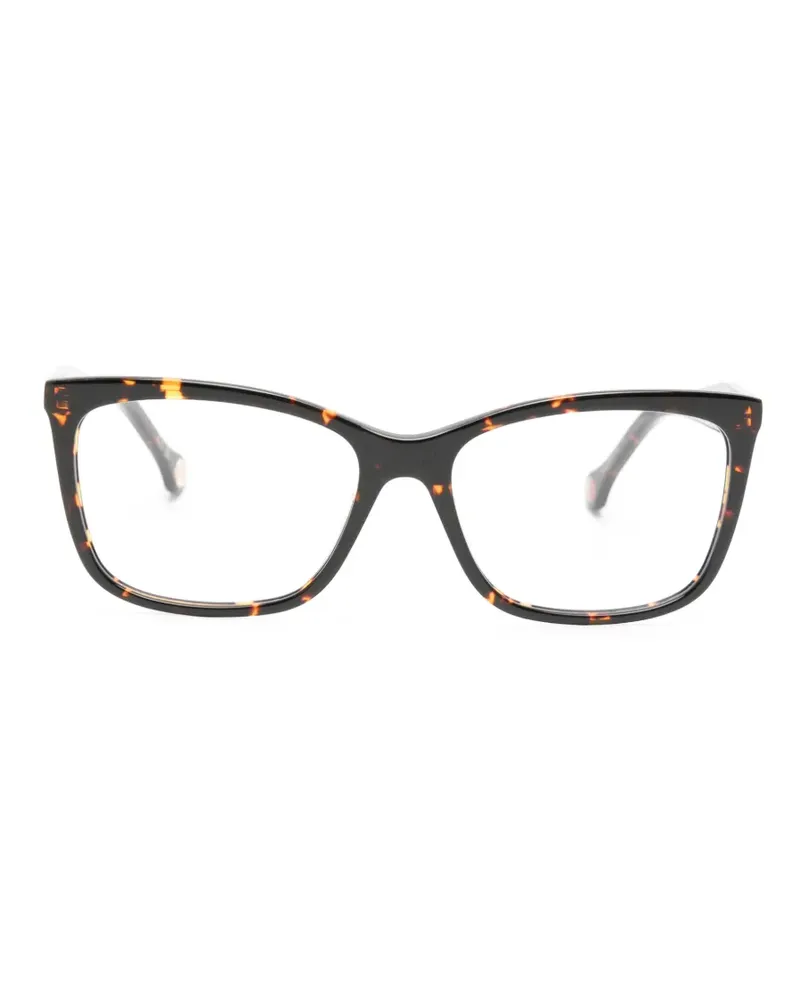 Carolina Herrera New York Eckige Brille in Schildpattoptik - Braun Braun