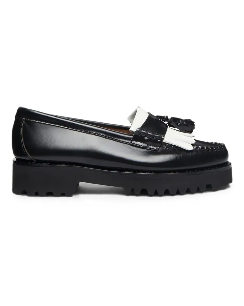 G.H. Bass & Co. Weejuns 90s Esther Kiltie Loafer mit Quasten - Schwarz Schwarz