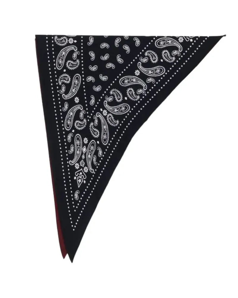 Destin Wollschal mit Paisley-Print - Schwarz Schwarz