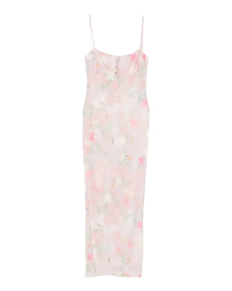 BERNADETTE Riri floral-print midi dress - Rosa Rosa