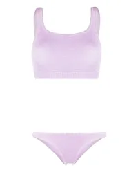 Reina Olga Ginny Bikini in Knitteroptik Violett