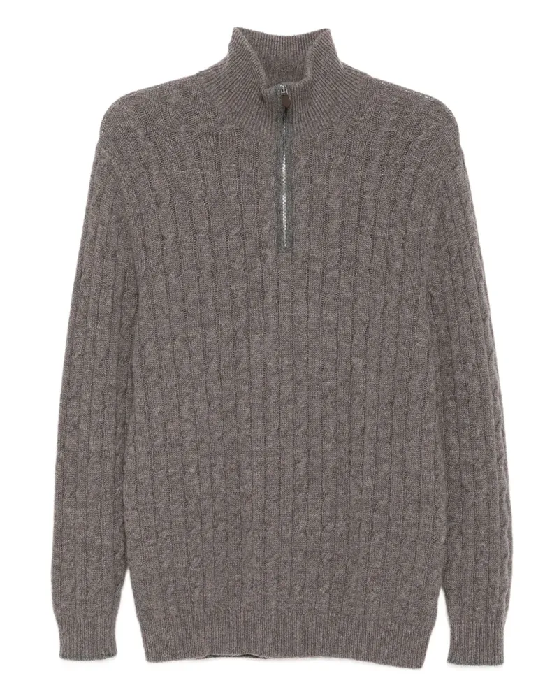 N.Peal Albemarle Pullover - Grau Grau