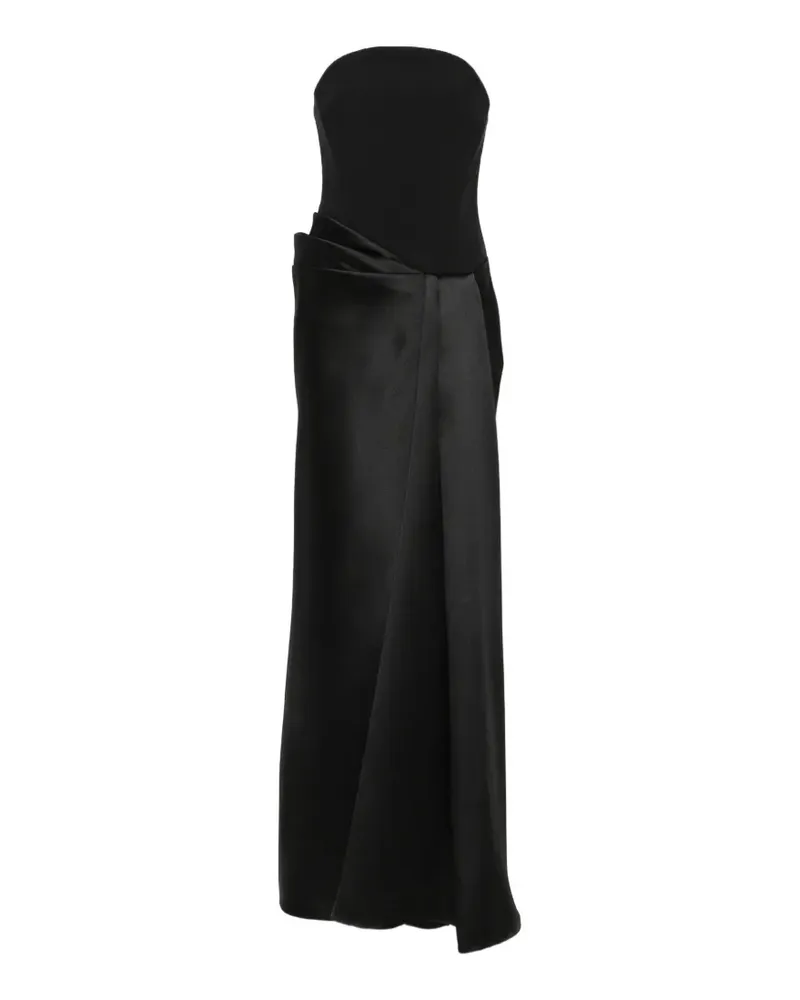 Solace London The Seri Maxikleid - Schwarz Schwarz