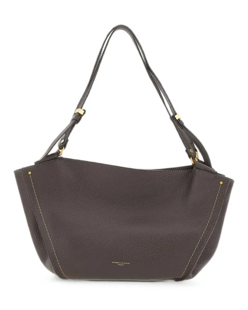 Gianni Chiarini large Bloom leather shoulder bag - Grau Grau