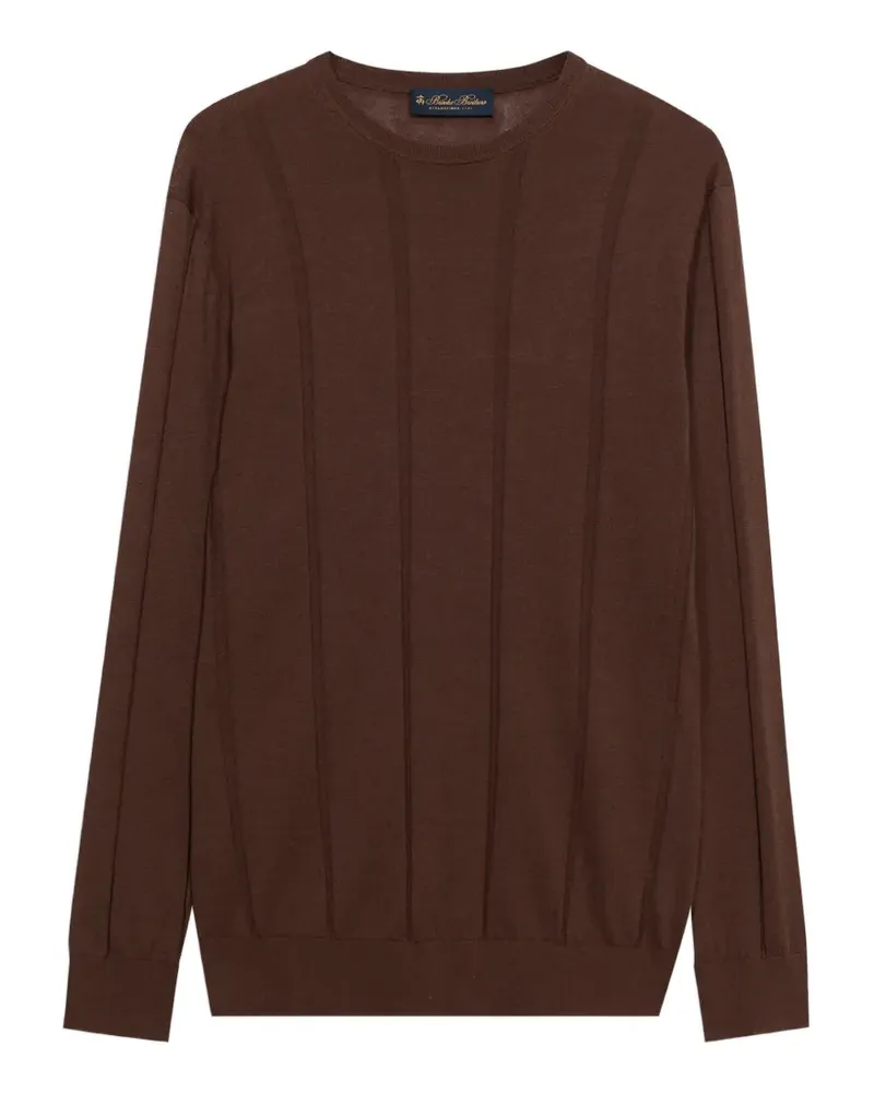 Brooks Brothers Gerippter Pullover - Braun Braun