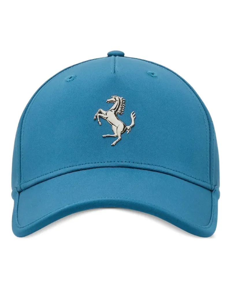 Ferrari Baseballkappe mit Logo-Schild - Blau Blau