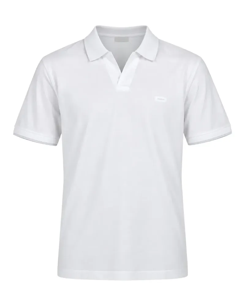 Calvin Klein Schmales Poloshirt - Weiß Weiß