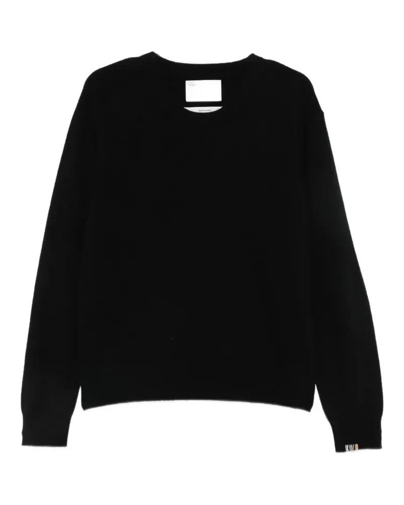 extreme cashmere Bis crew-neck cashmere sweater - Schwarz Schwarz