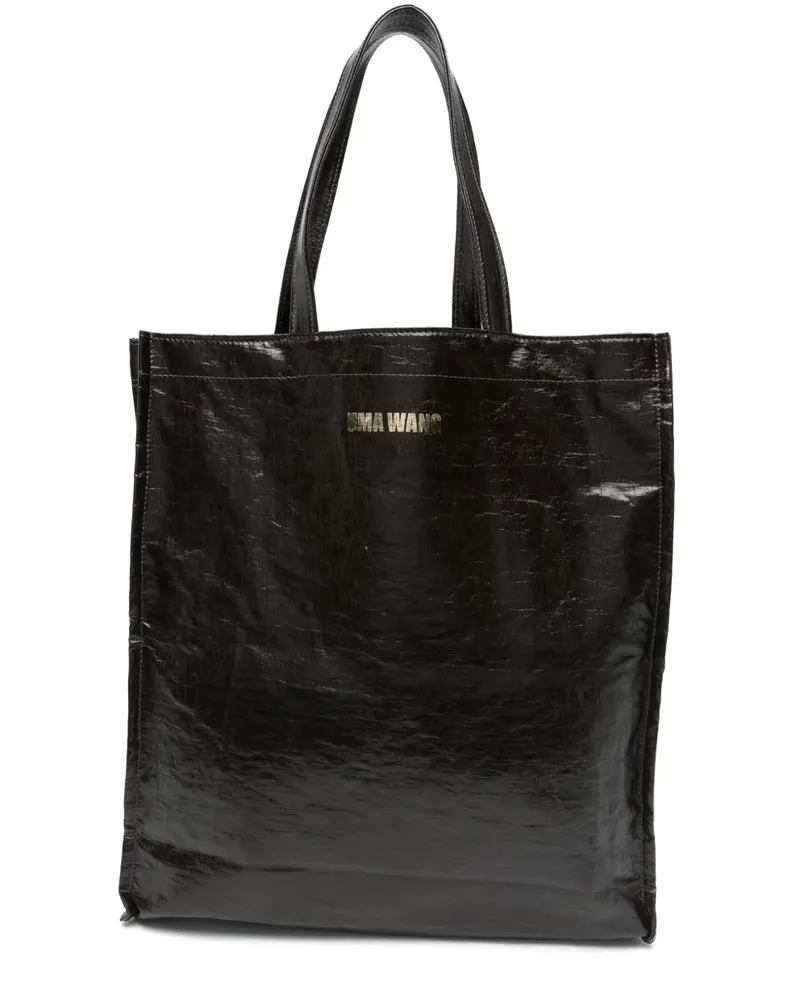 Uma Wang Kleiner Shopper aus Canvas - Braun Braun