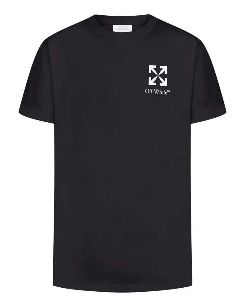 OFF-WHITE T-Shirt mit Pfeil-Logo - Schwarz Schwarz