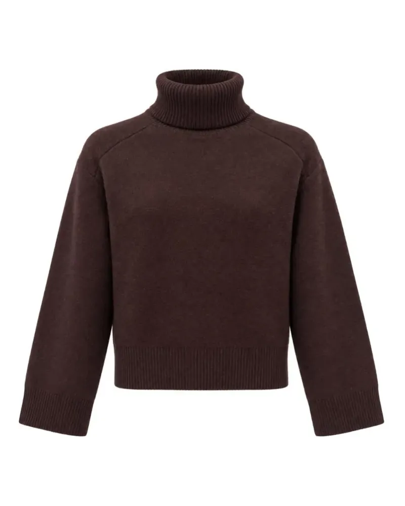 Yves Salomon ribbed-knit cashmere sweater - Braun Braun