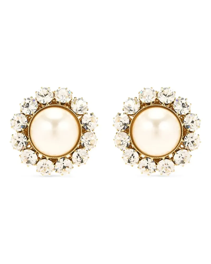 Rowen Rose pearl-detail earrings - Gold Gold