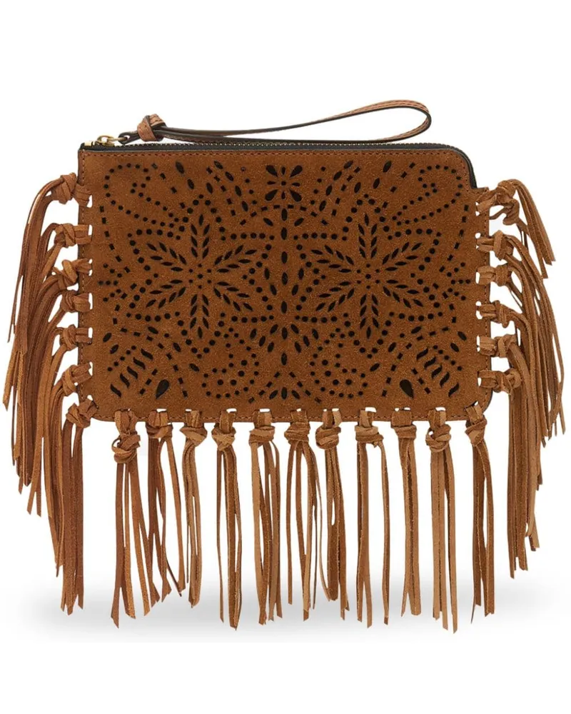 Isabel Marant Flat Clutch - Braun Braun