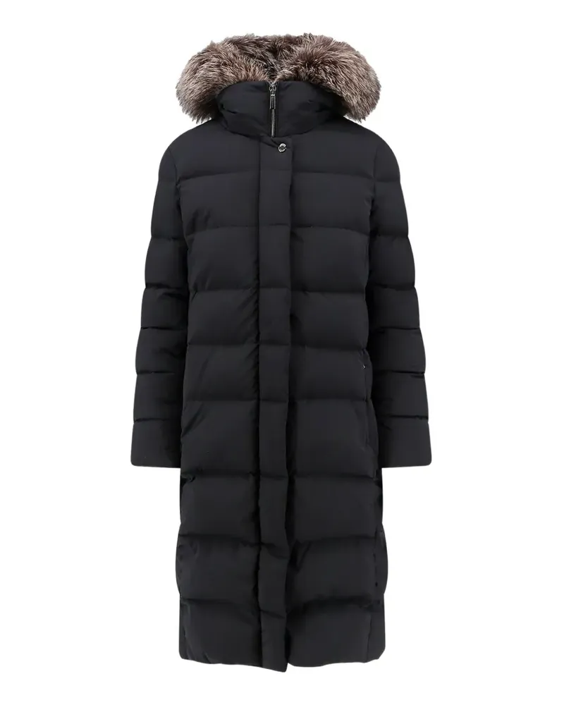 MOORER Zagara-KN Oversized-Mantel - Schwarz Schwarz