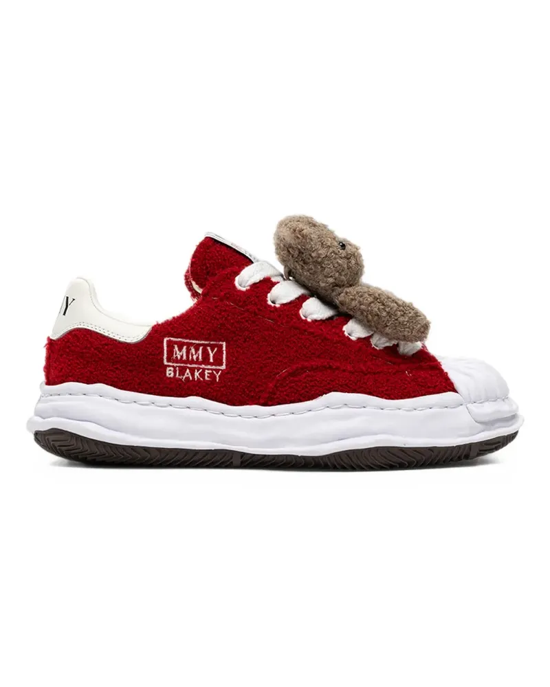 MIHARAYASUHIRO x Pink House Blakey OG sole chenille-embroidered low-top sneakers - Rot Rot