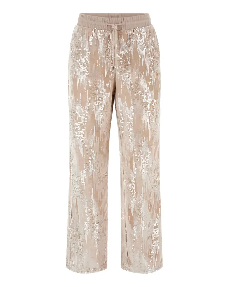 Guess sequin-embellished trousers - Nude Nude