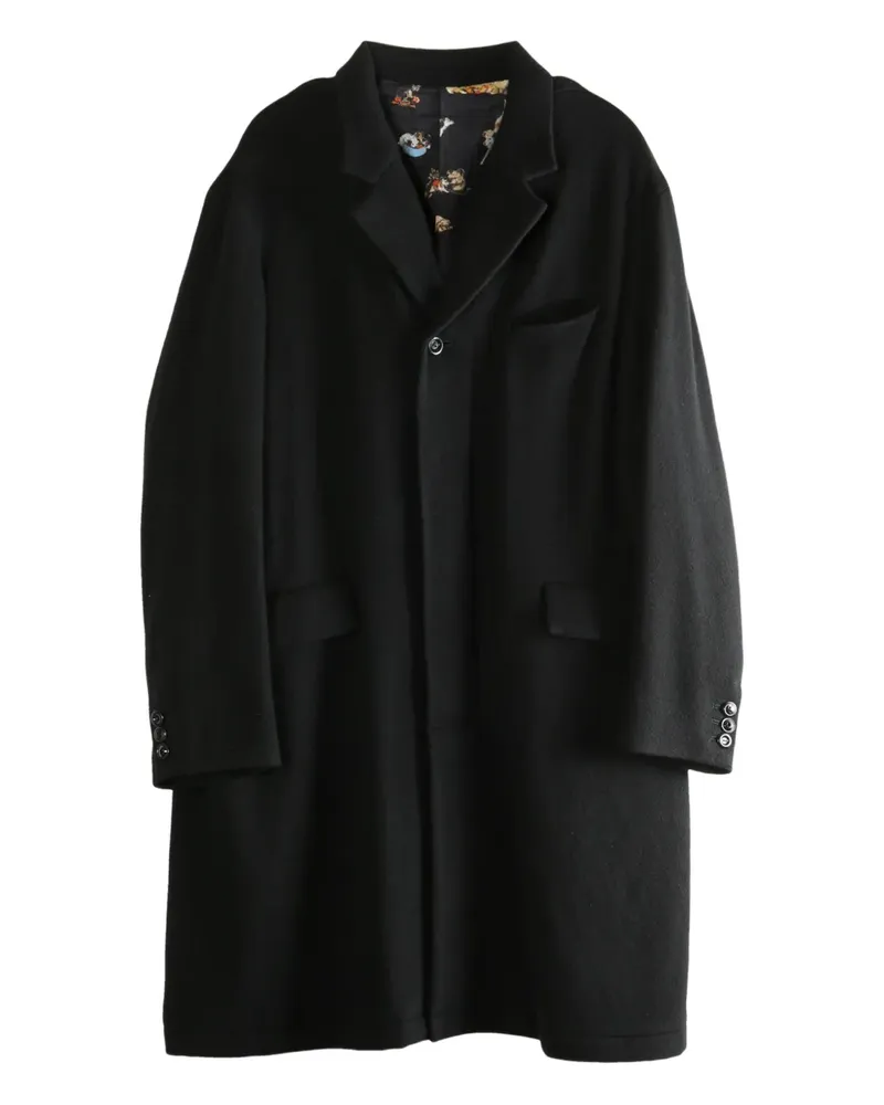 Undercover single-breasted coat - Schwarz Schwarz