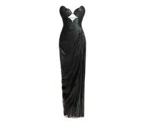 Schulterfreies Amisha Kleid mit Cut-Out - Grün