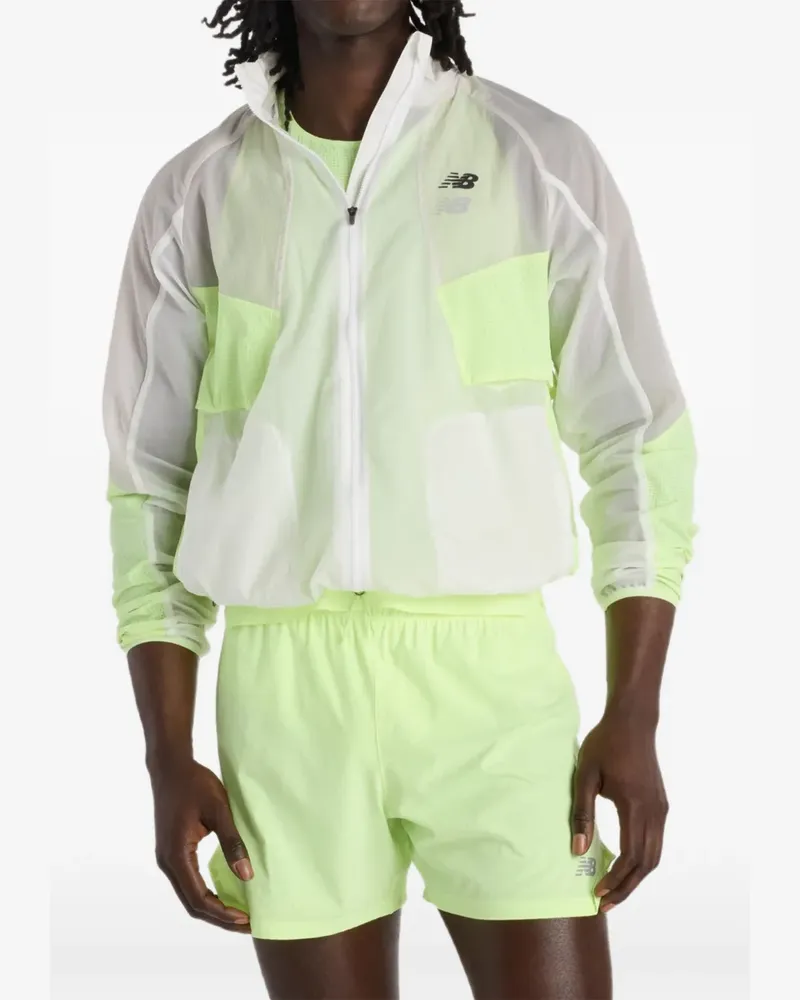 New Balance RC Jacke mit Reißverschluss - Weiß Weiß