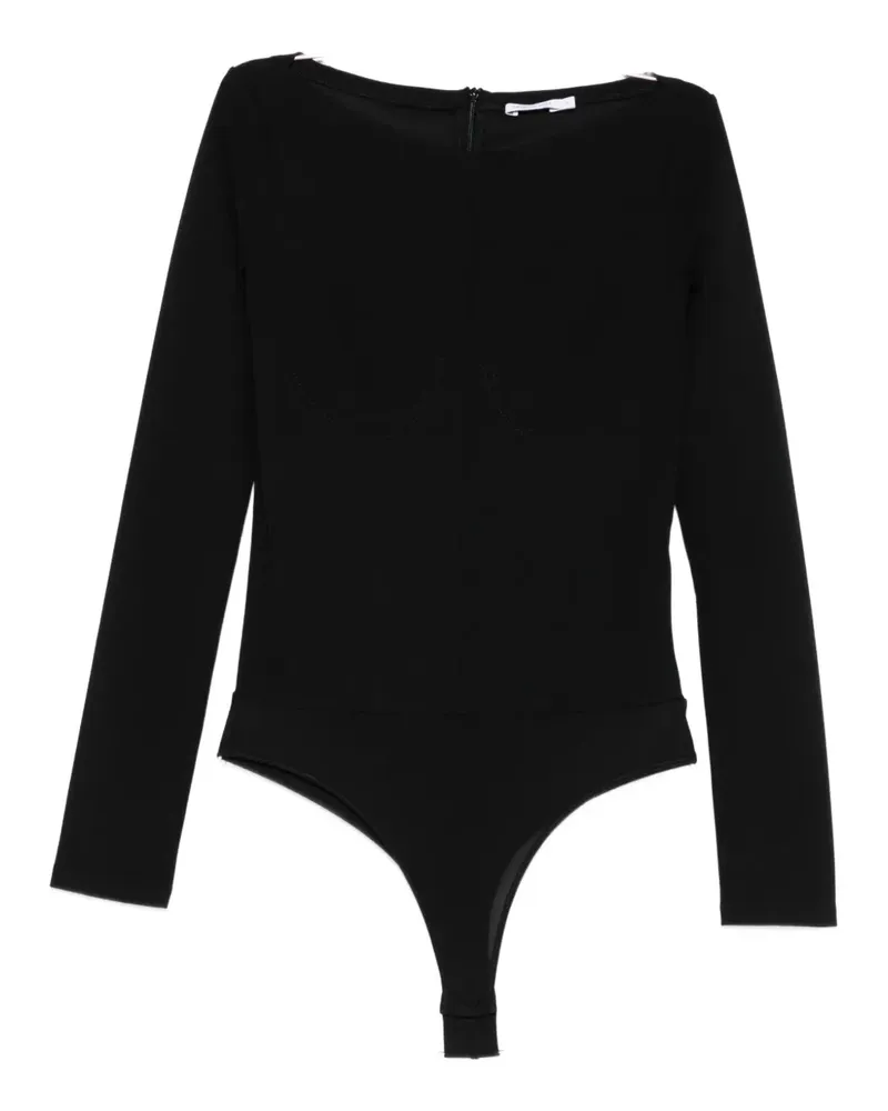 Patrizia Pepe long-sleeve bodysuit - Schwarz Schwarz