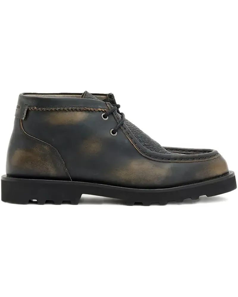 AllSaints Skiff leather ankle boots - Schwarz Schwarz
