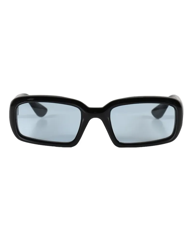 Port Tanger Eckige Mektoub Sonnenbrille - Schwarz Schwarz