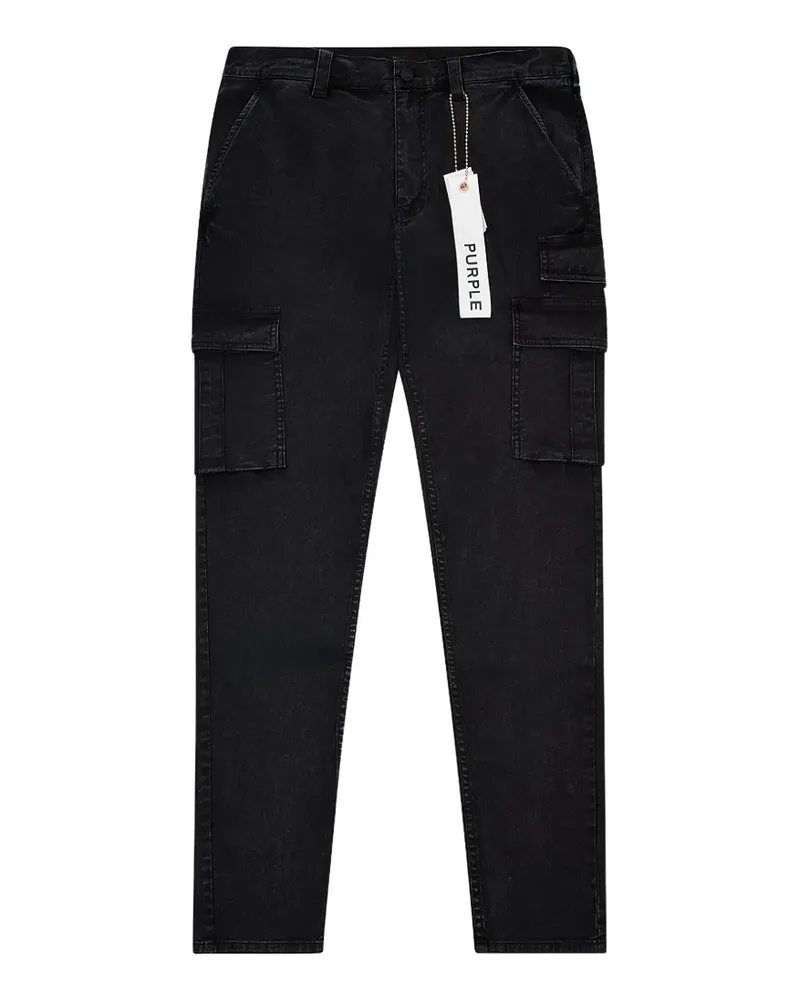 PURPLE BRAND brushed pocket jeans - Schwarz Schwarz