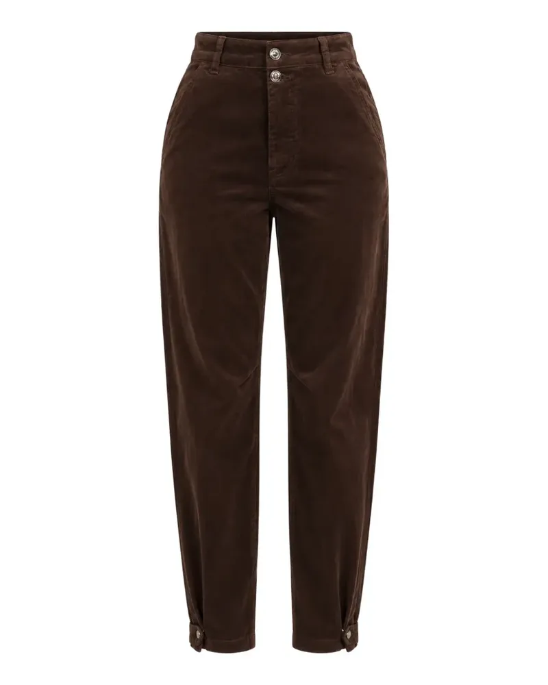 Liu Jo corduroy balloon trousers - Braun Braun