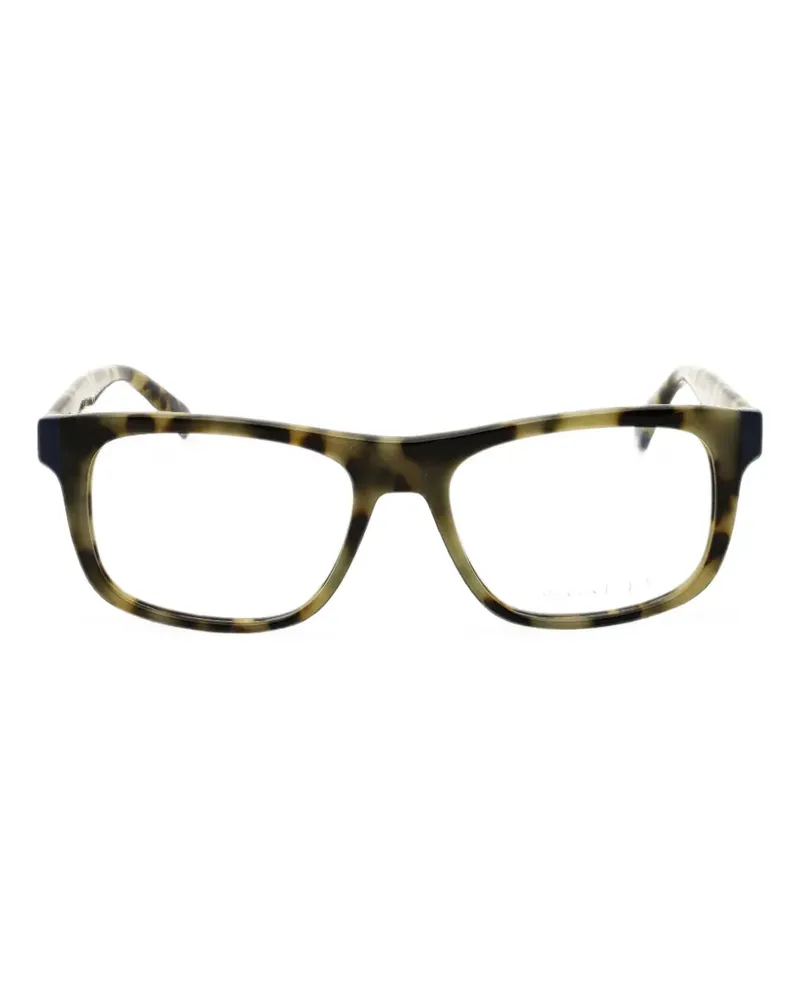 Gant tortoiseshell-effect rectangle-frame glasses - Braun Braun