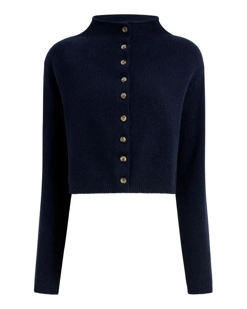 KHAITE Annora Cardigan in Mitternachtsblau Blau