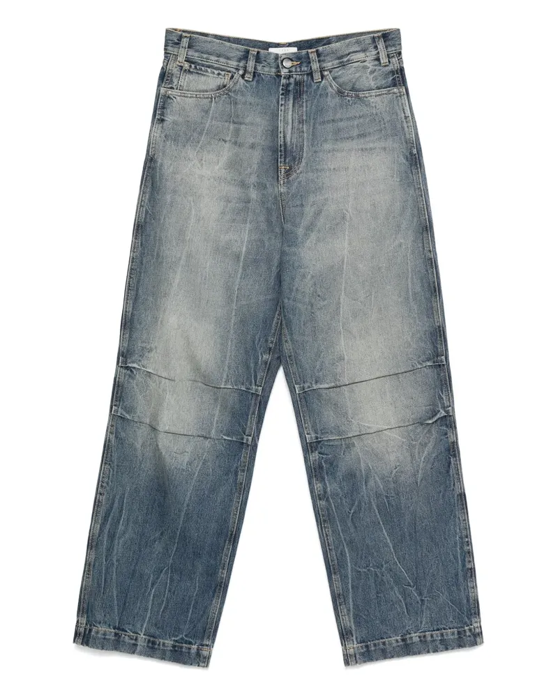 1989 STUDIO faded panelled jeans - Blau Blau
