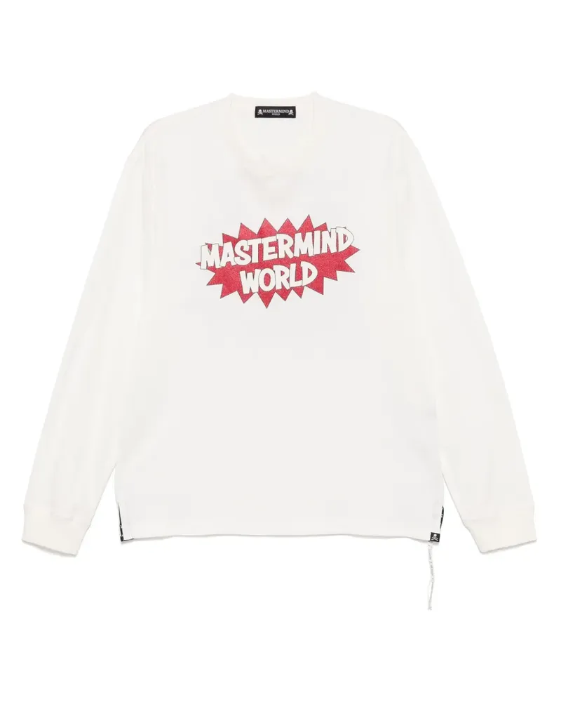 Mastermind World T-Shirt mit Logo-Print - Weiß Weiß