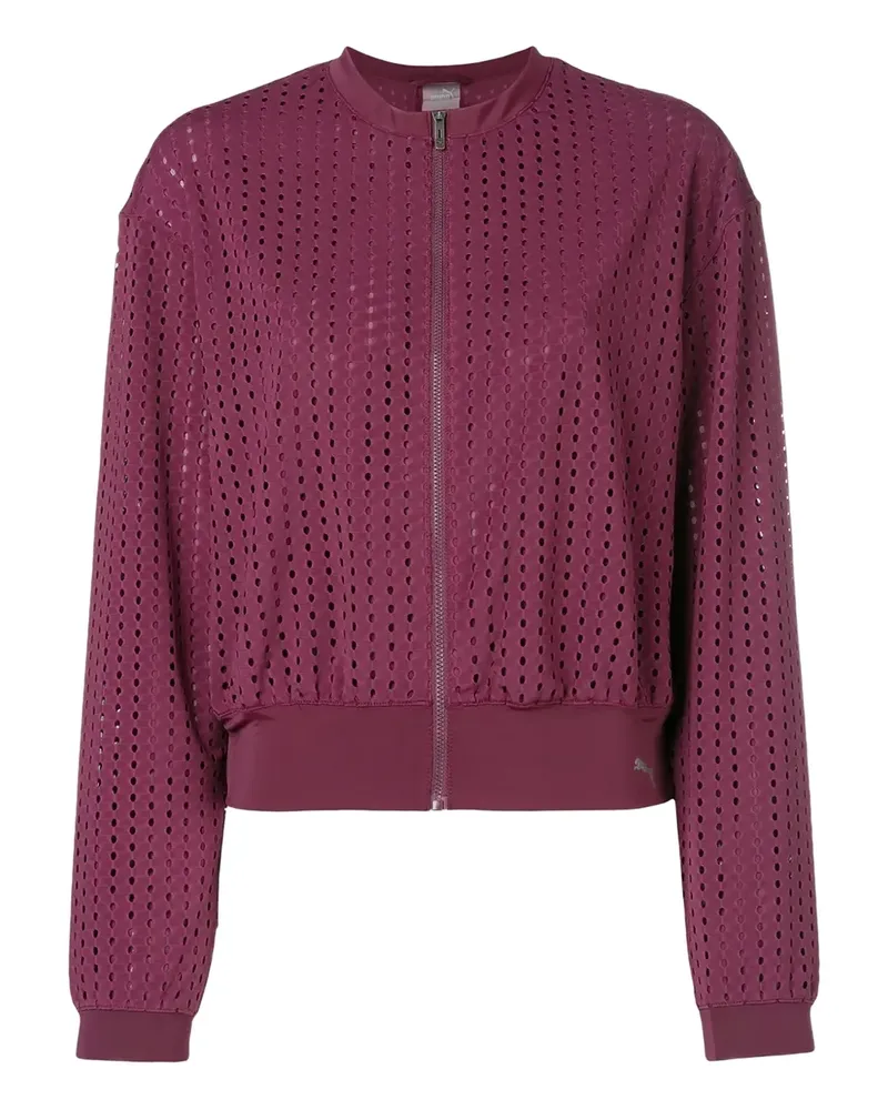 Puma Bomberjacke mit Laser-Cuts - Violett Violett