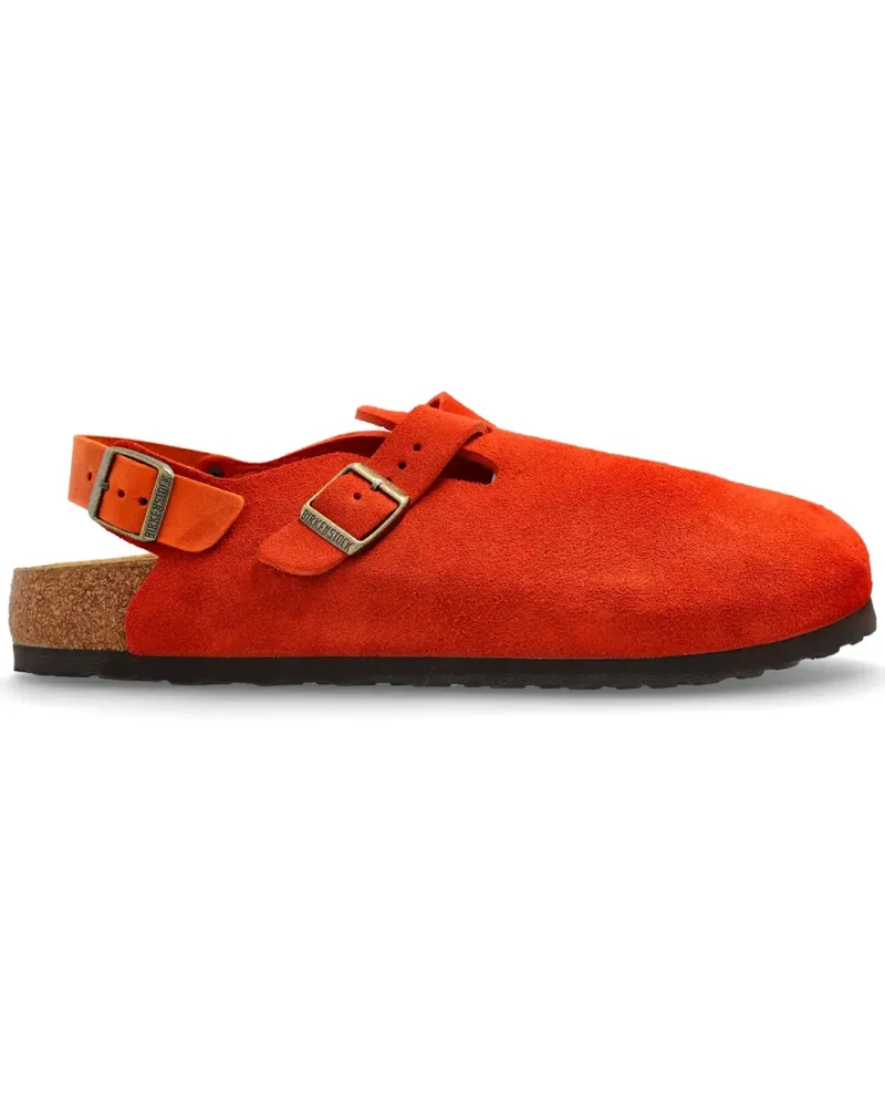 Birkenstock Tokio Wildledersandalen mit Schnallenriemen - Rot Rot