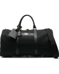 Moschino Reise-Tasche mit Monogrammmuster Schwarz