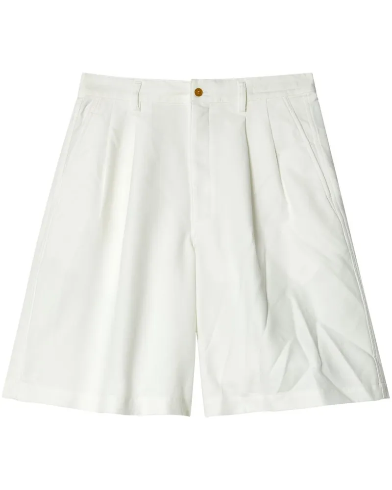 Comme des Garçons Weite Shorts mit Bundfalten - Weiß Weiß