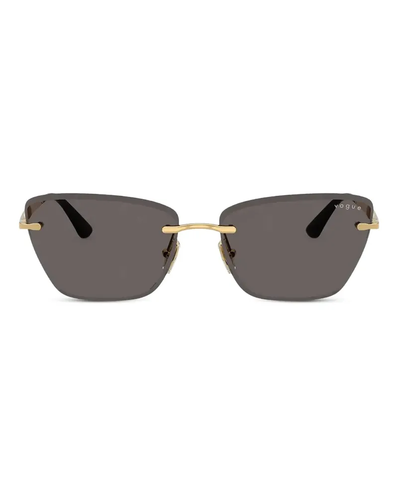 Vogue Sonnenbrille mit Butterfly-Gestell - Gold Gold