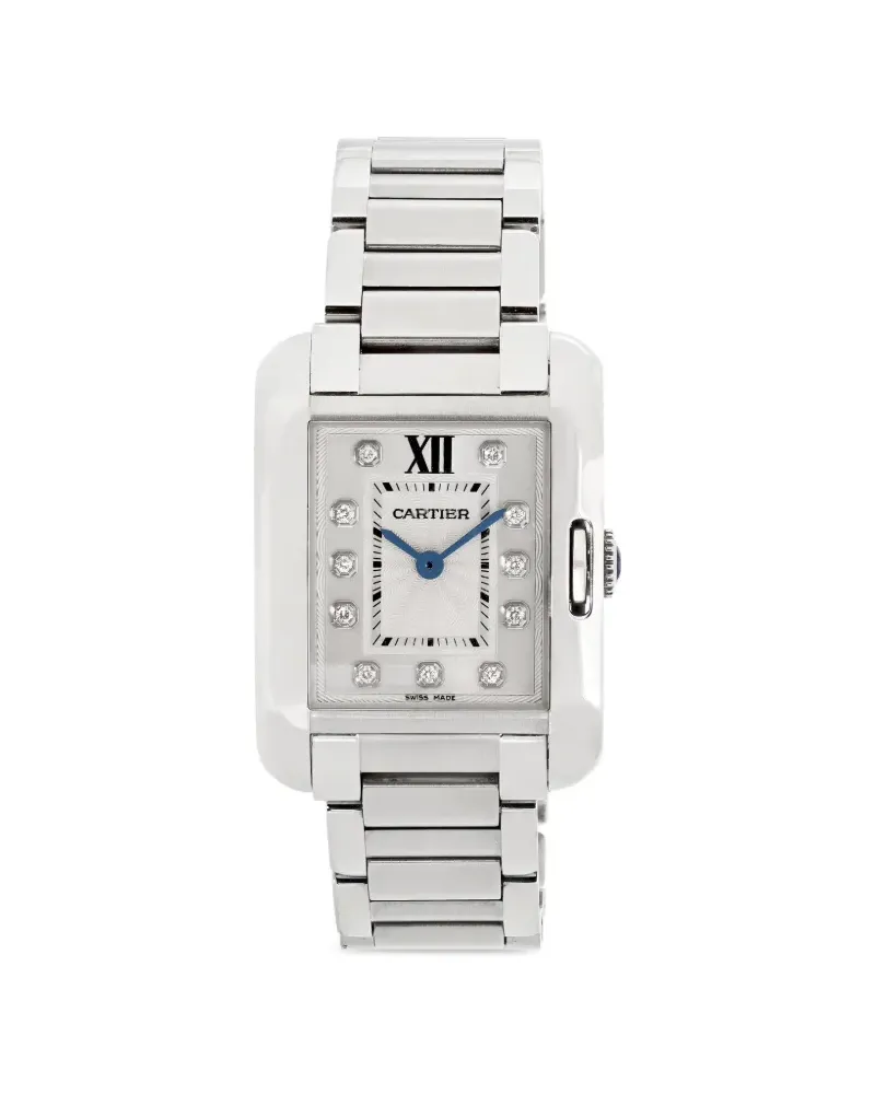 Cartier Tank Anglaise Armbanduhr 30mm - Silber Silber