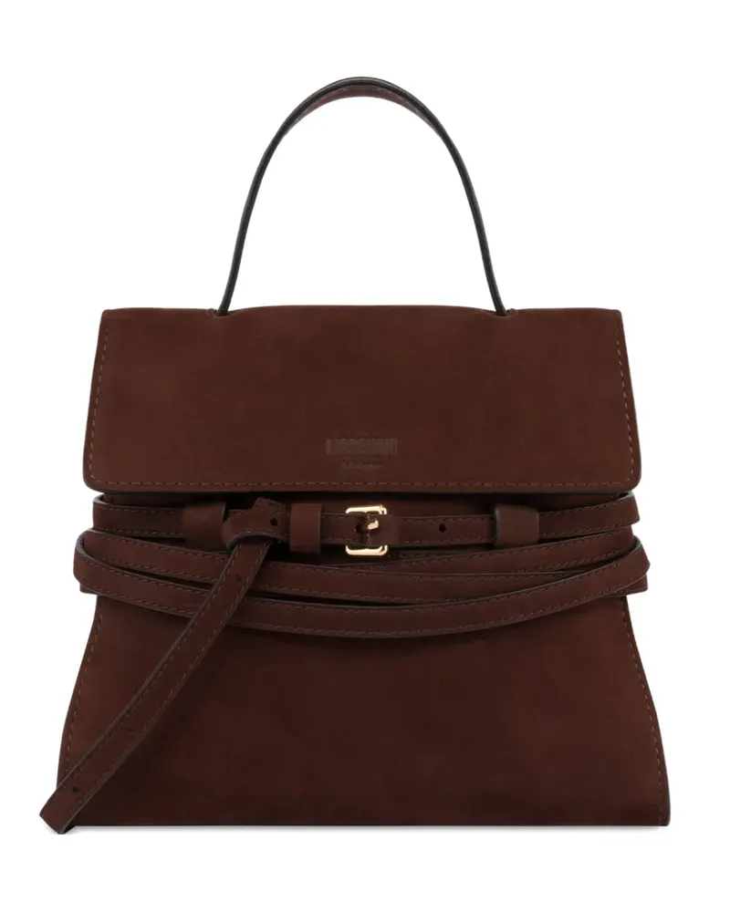 Moschino Tie Me tote bag - Braun Braun