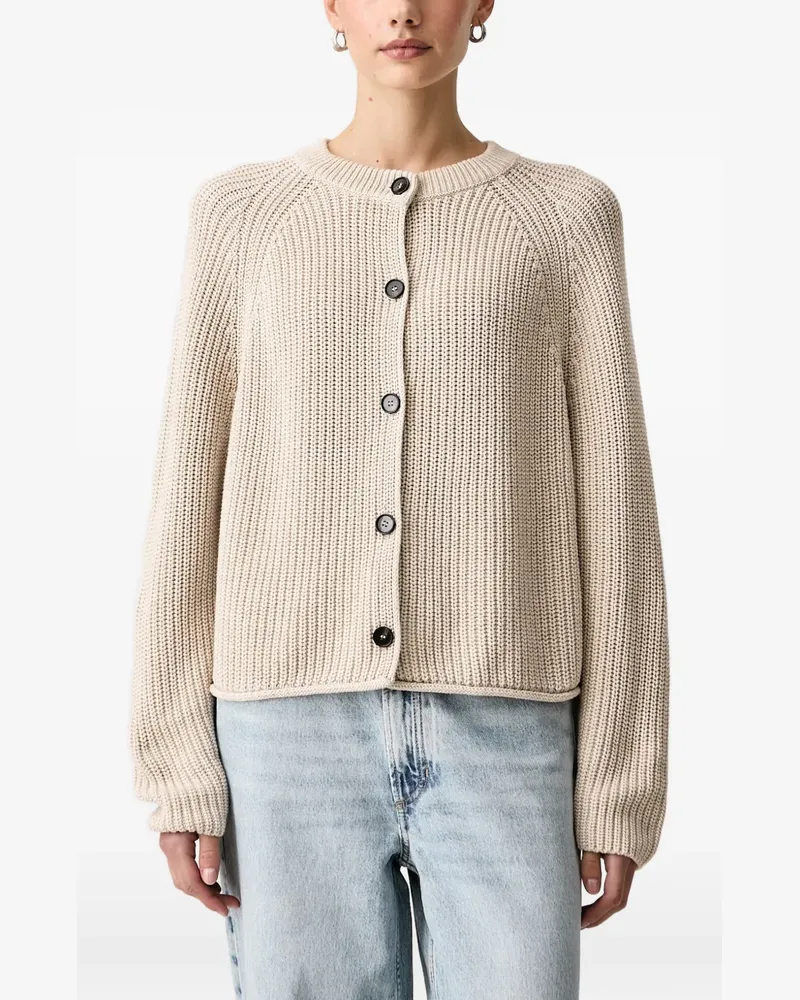 Marc O'Polo Cardigan mit Raglanärmeln - Nude Nude