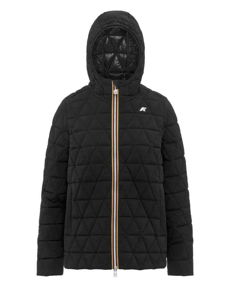 K-Way Madlaine quilted jacket - Schwarz Schwarz