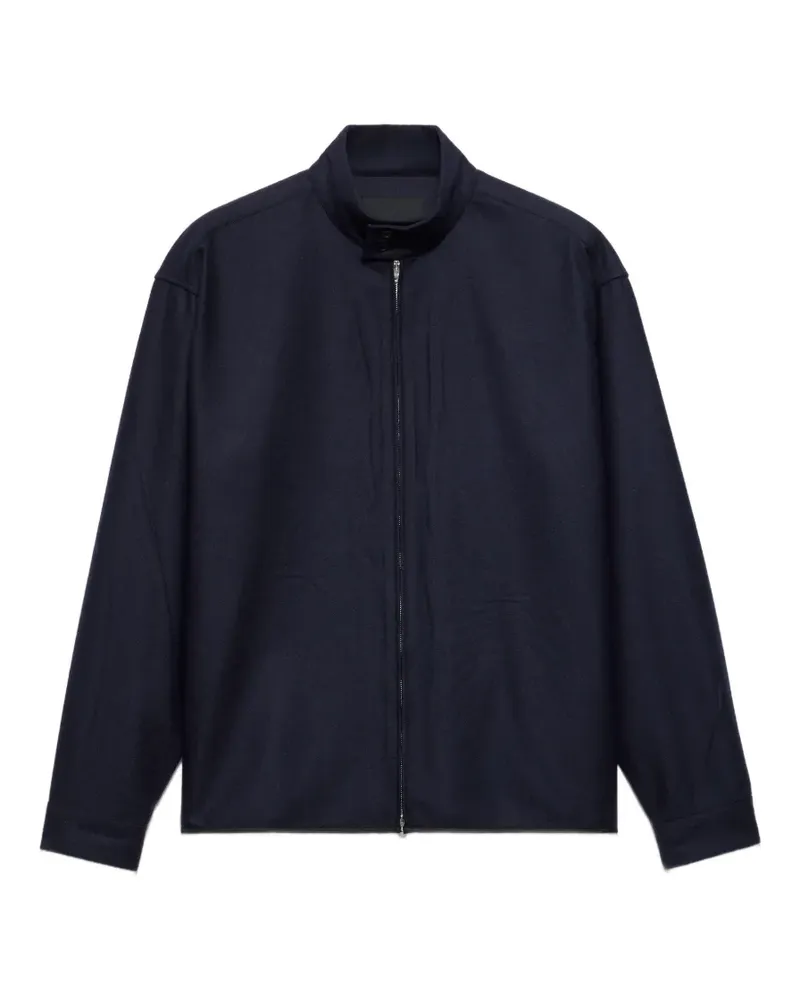 Prada Hemd aus Wolle und Kaschmir - Blau Blau