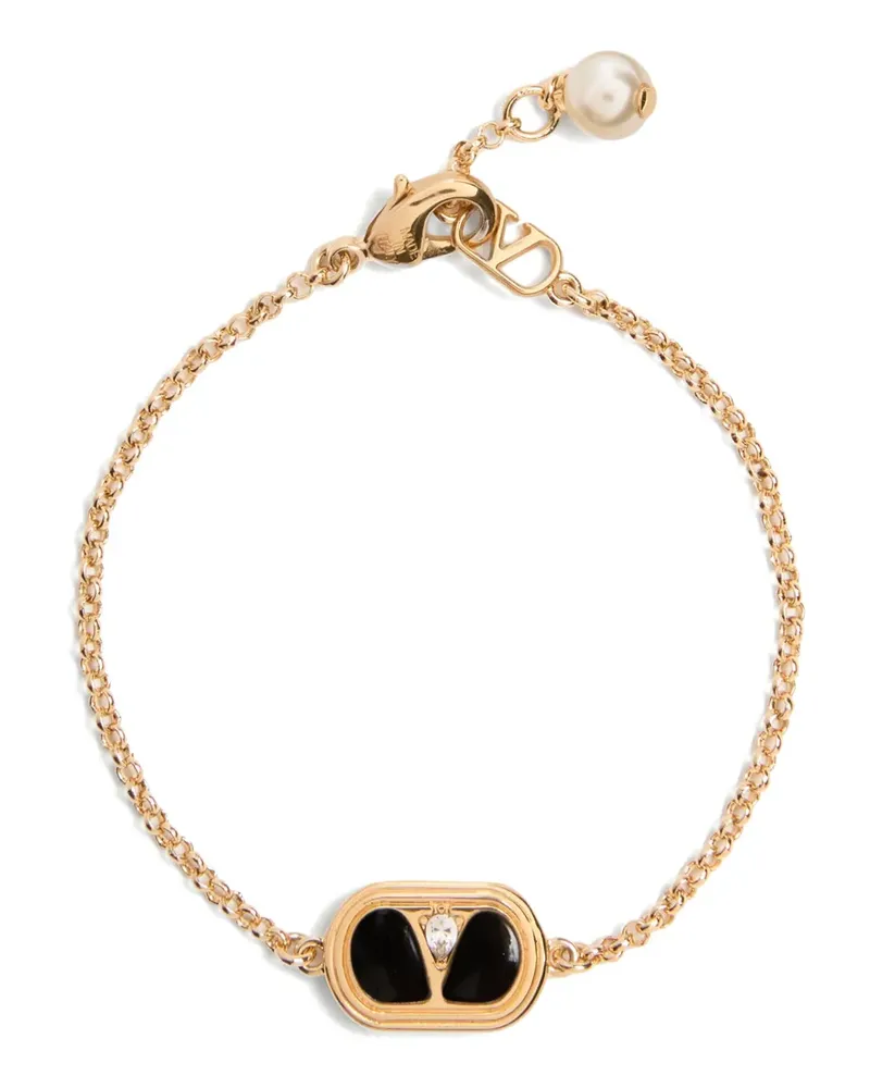Valentino Garavani Armband mit VLogo Signature-Schild - Gold Gold