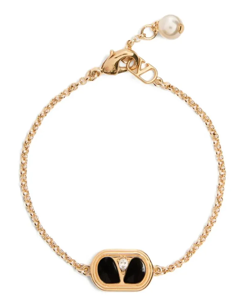 Valentino Garavani Armband mit VLogo Signature-Schild - Gold Gold