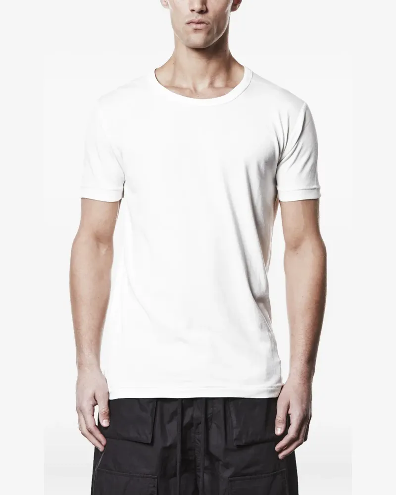 THOM KROM Worked T-Shirt - Weiß Weiß