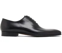 Oxford-Schuhe mit mandelförmiger Kappe - Schwarz