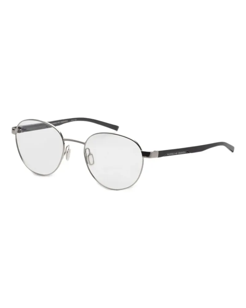 Porsche Design Brille mit rundem Gestell - Grau Grau