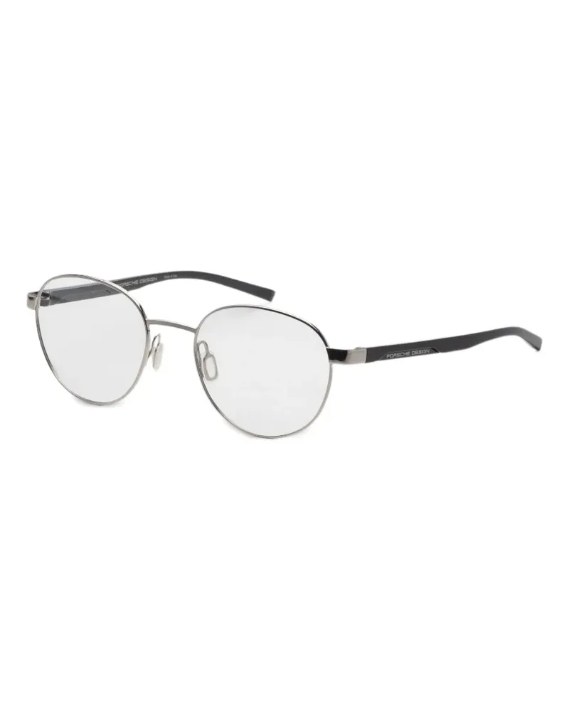 Porsche Design Brille mit rundem Gestell - Grau Grau