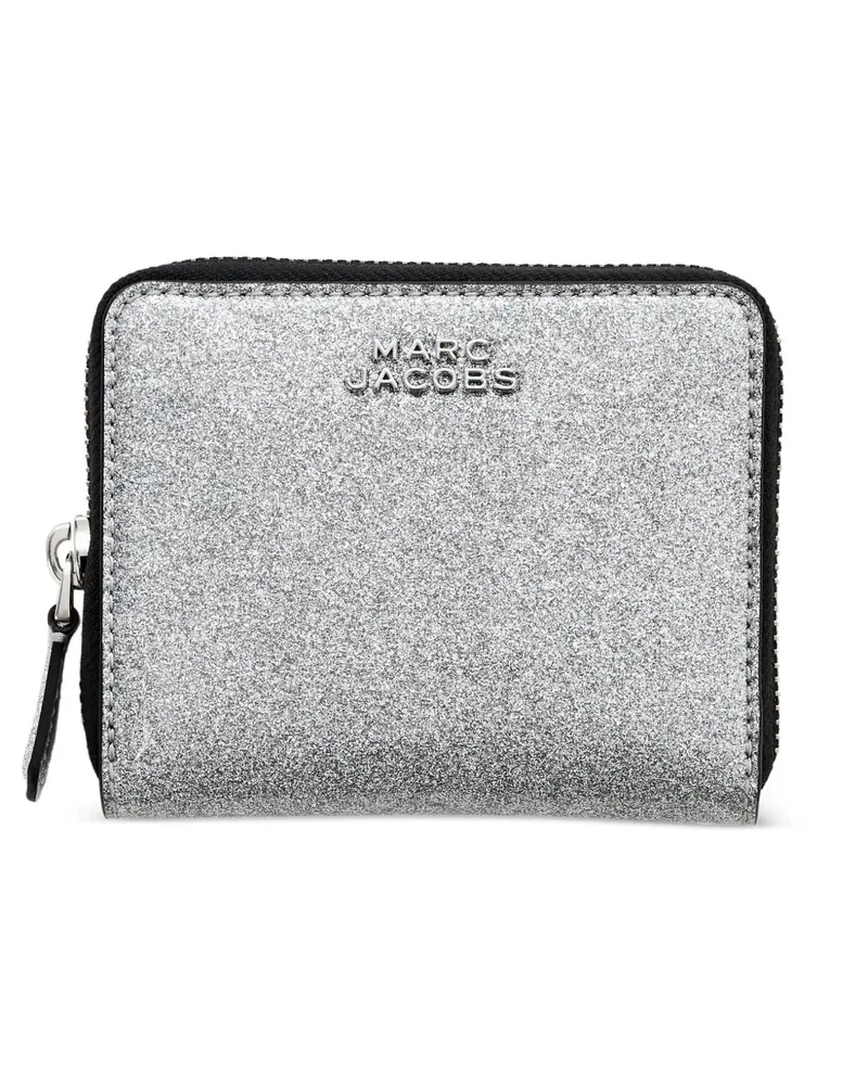 Marc Jacobs The Coated Glitter Portemonnaie - Silber Silber